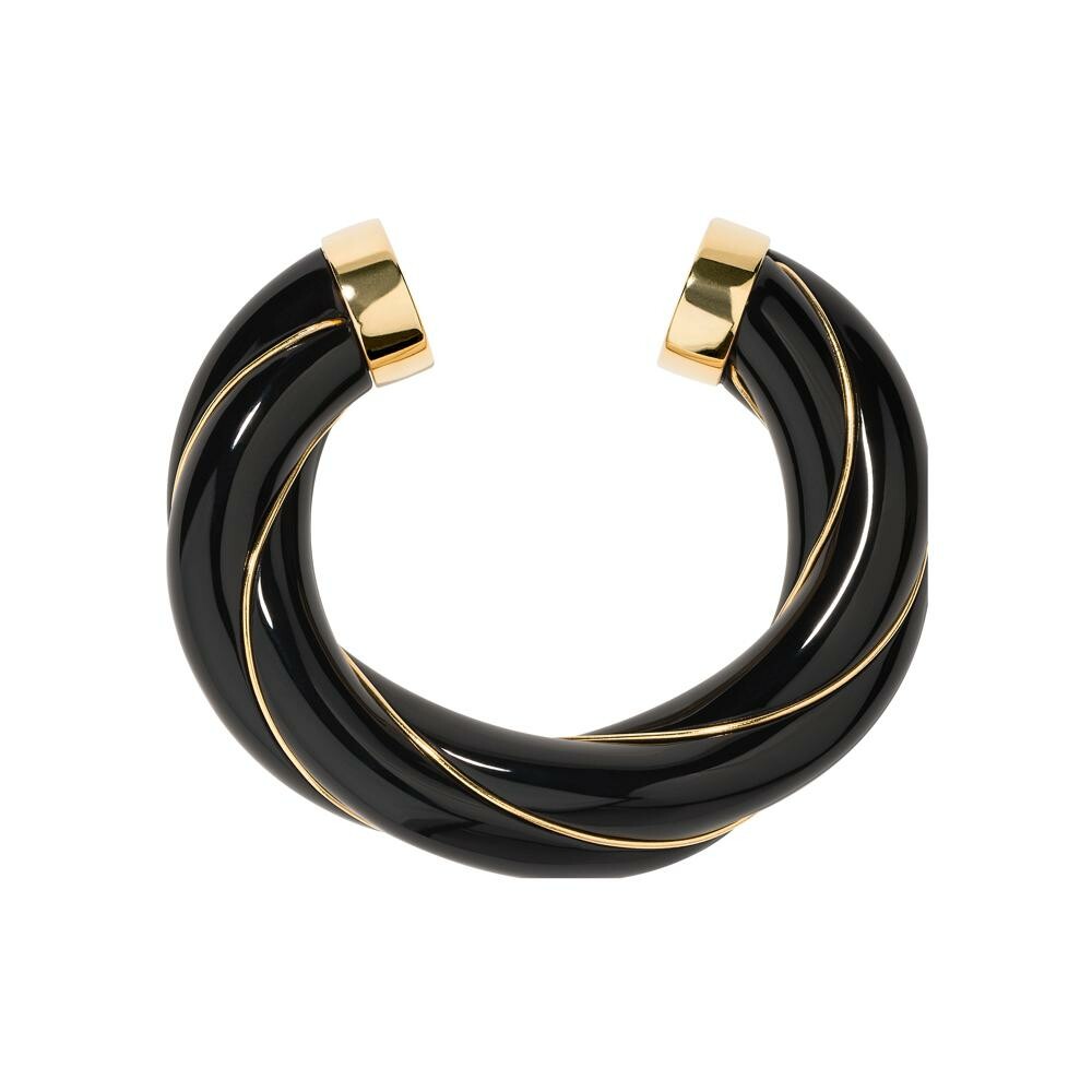 Achat Bracelet Aurélie Bidermann Diana XL en métal doré et résine