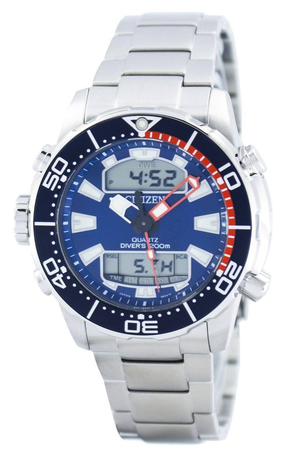 Citizen Aqualand Promaster Divers 200M Analogique Digital JP1099-81L Montre Homme