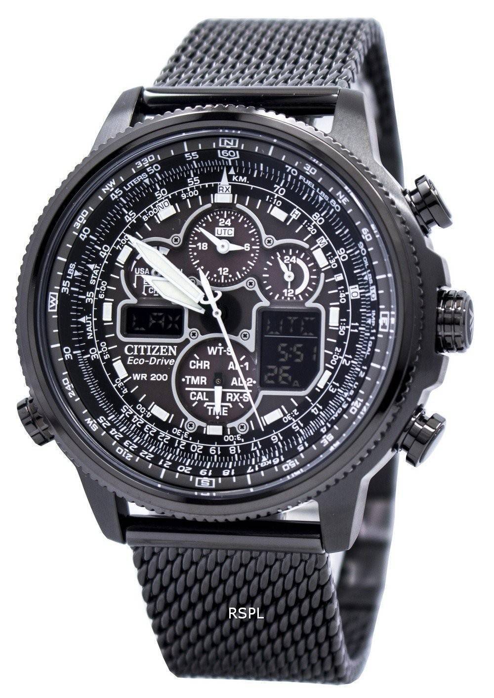 Citoyen Navihawk A.-t. Eco-Drive Chronograph JY8037-50E montre homme