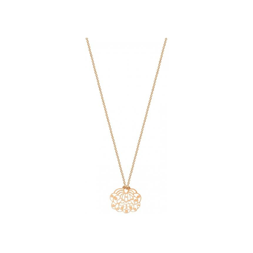 Achat Collier GINETTE NY Mini Lotus en or rose