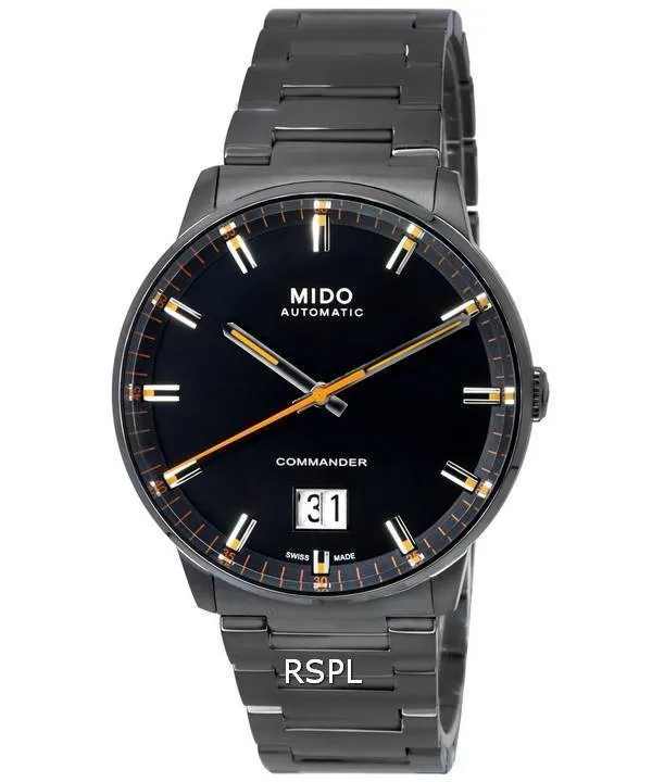 Mido Commander Big Date Cadran Noir Automatique M021.626.33.051.00 M0216263305100 Montre Homme