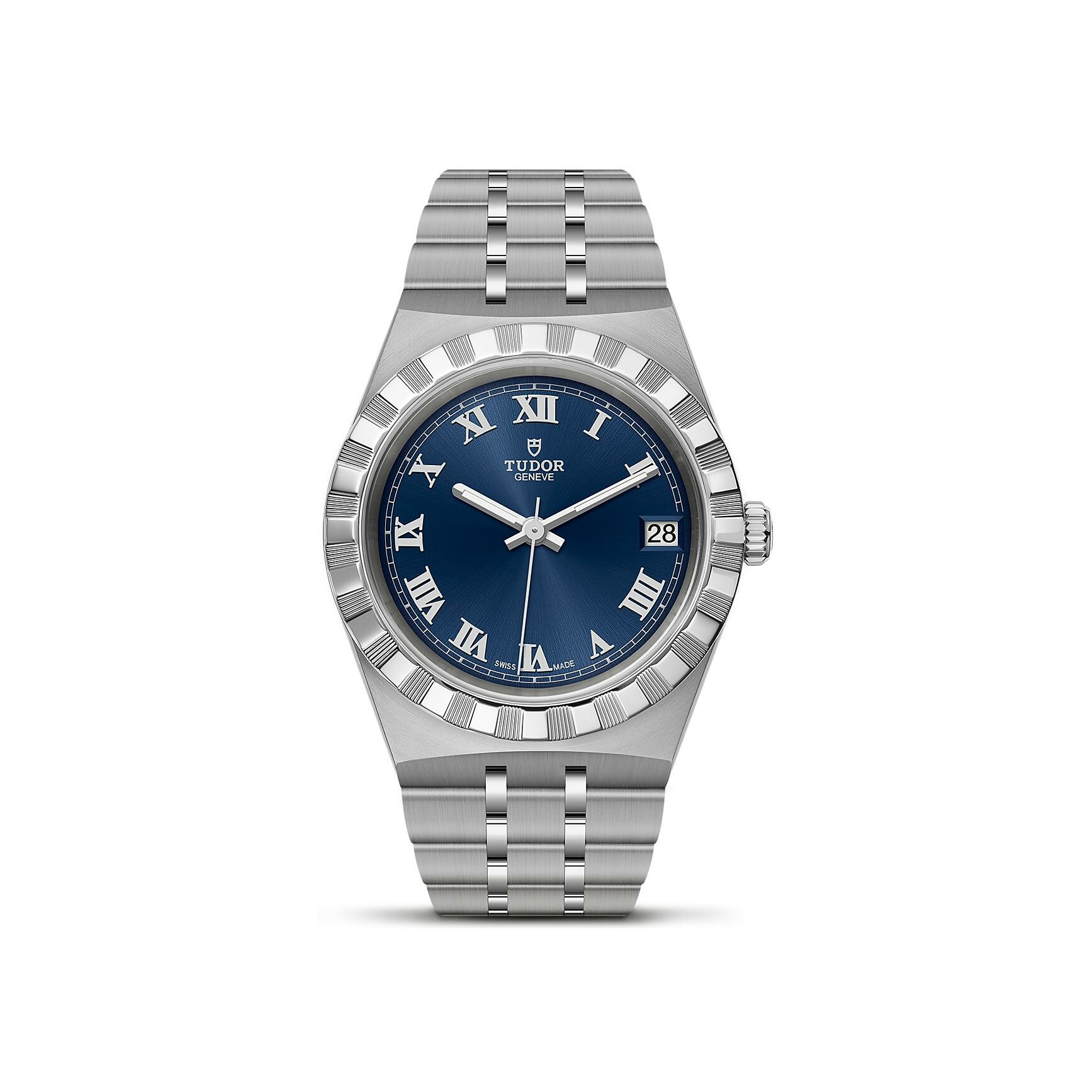Achat Montre TUDOR Royal boîtier en acier 34 mm, cadran bleu
