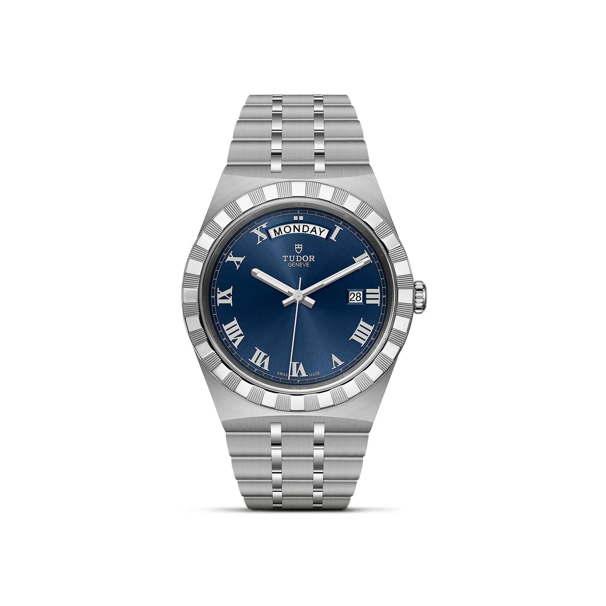 Achat Montre TUDOR Royal boîtier en acier 41 mm, cadran bleu