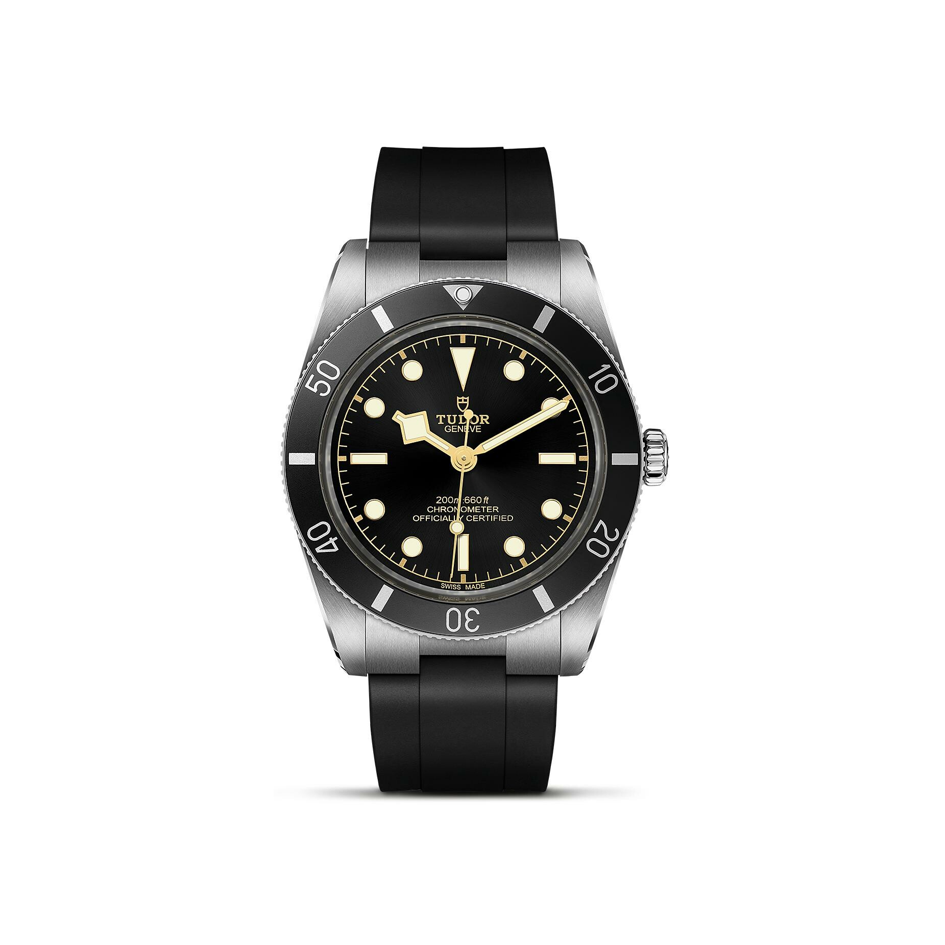 Achat Montre TUDOR Black Bay 54 boîtier en acier, 37 mm, bracelet en caoutchouc noir