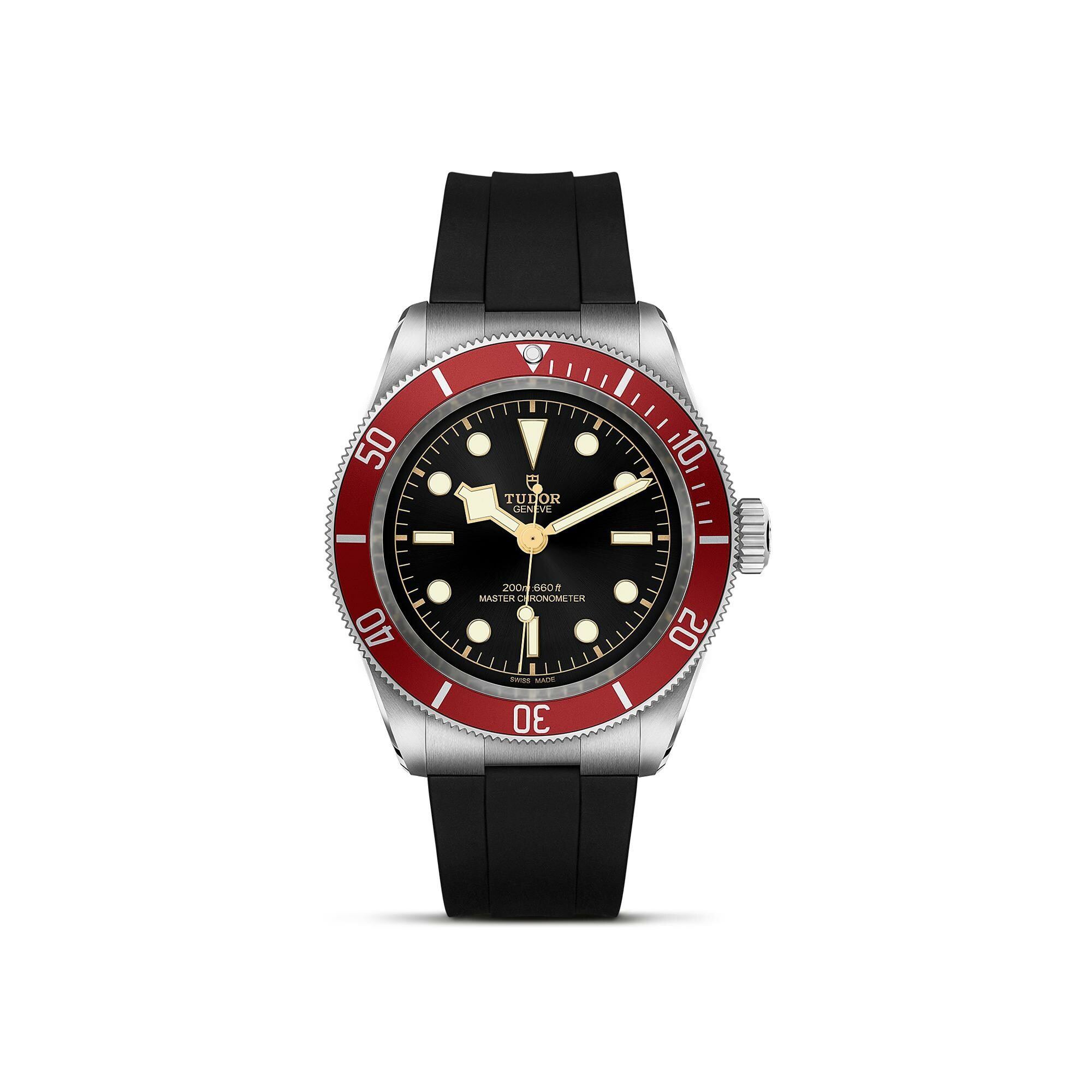 Achat Montre TUDOR Black Bay boîtier en acier, 41 mm, bracelet en caoutchouc noir