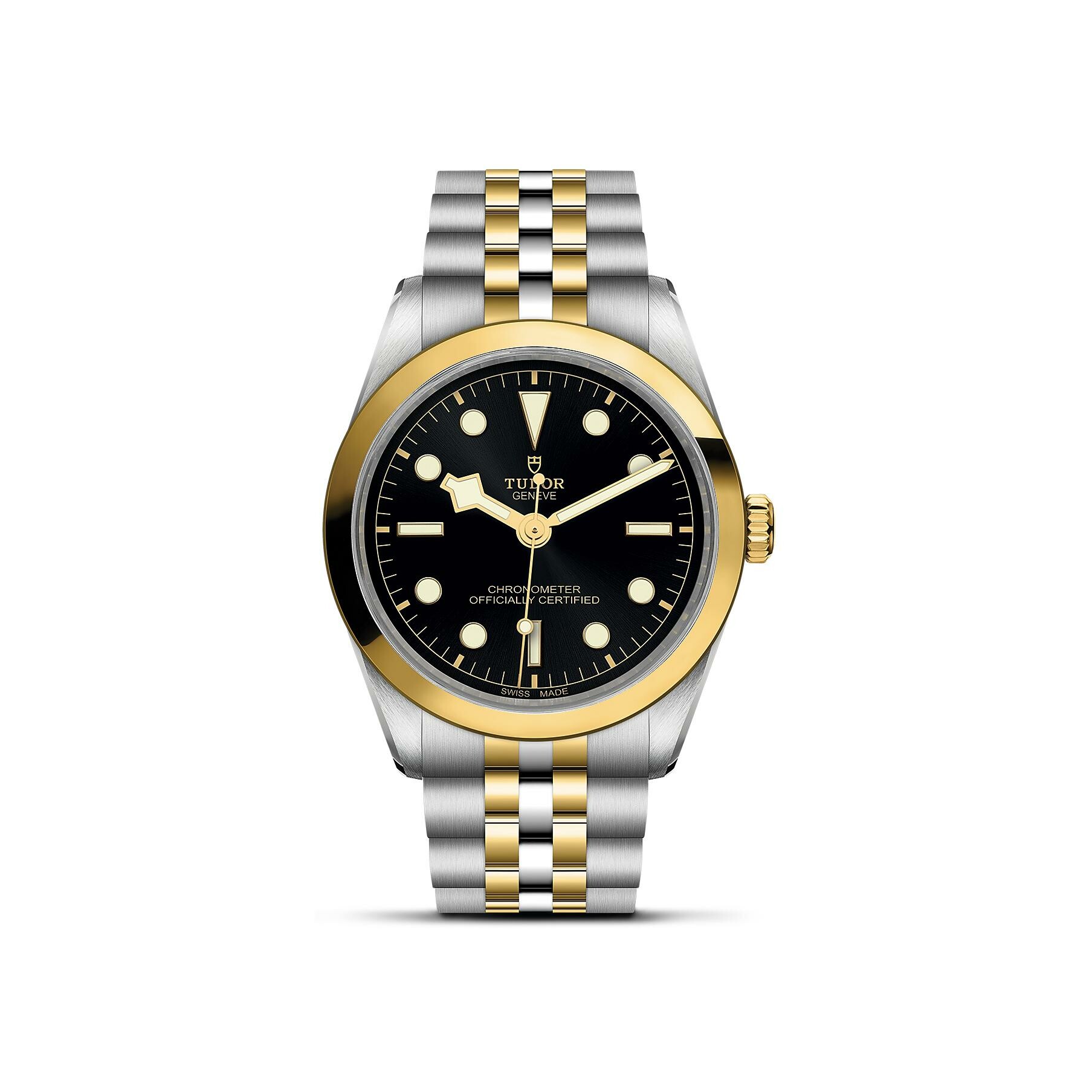 Achat Montre TUDOR Black Bay 36 S&G boîtier en acier 36 mm, bracelet en acier et or jaune