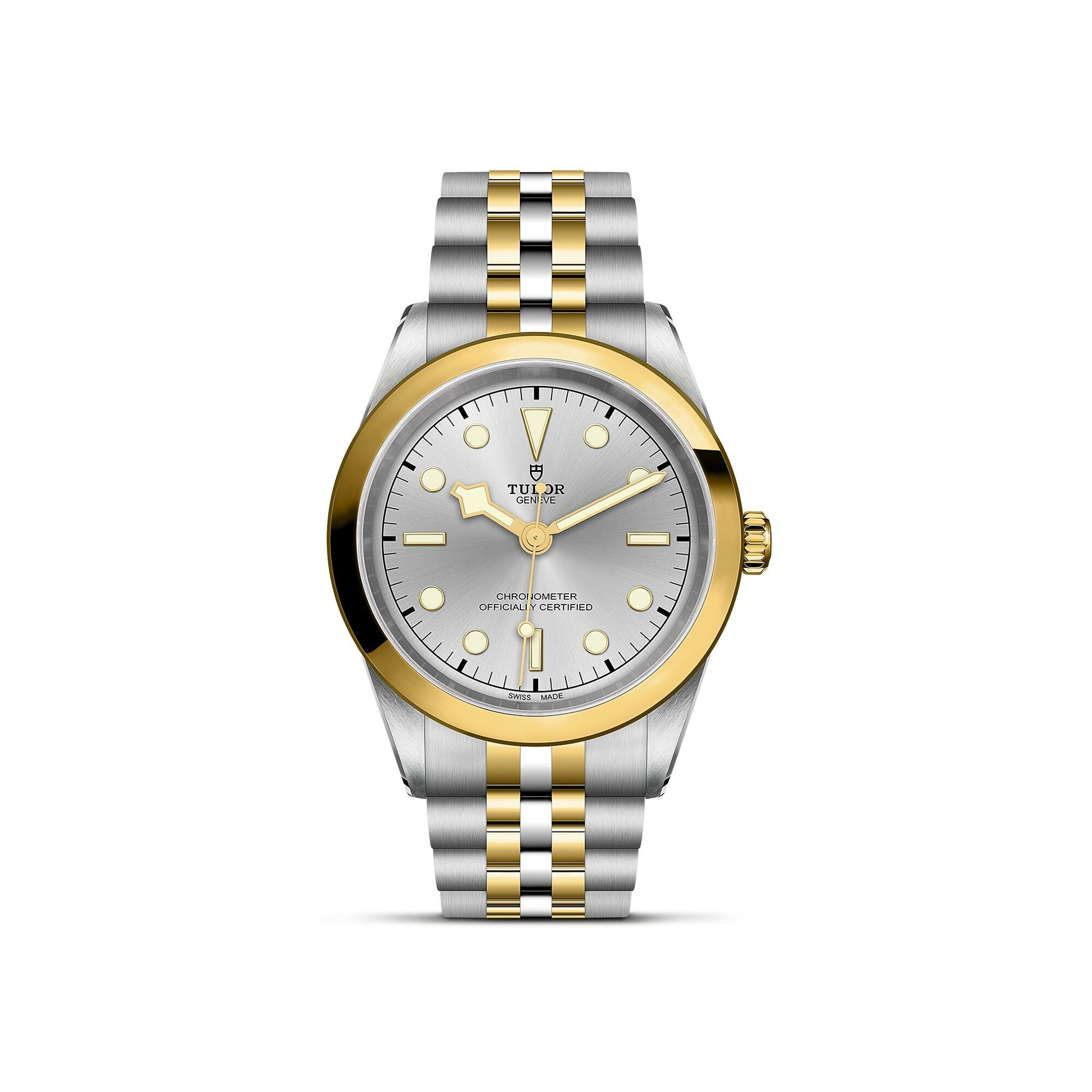 Achat Montre TUDOR Black Bay 41 S&G boîtier en acier 41 mm, bracelet en acier et or jaune