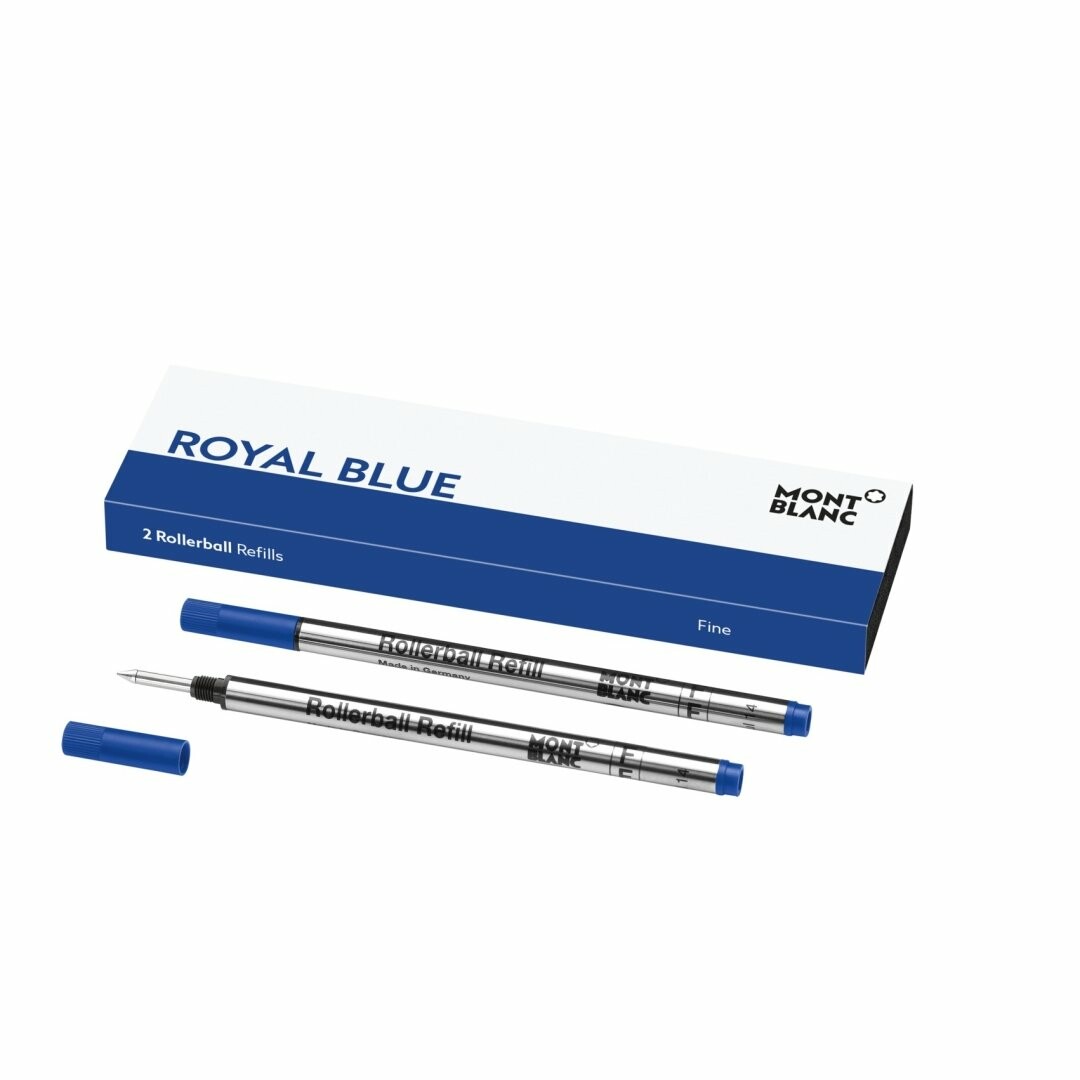 Achat 2 recharges de rollerball Montblanc (F), Royal Blue