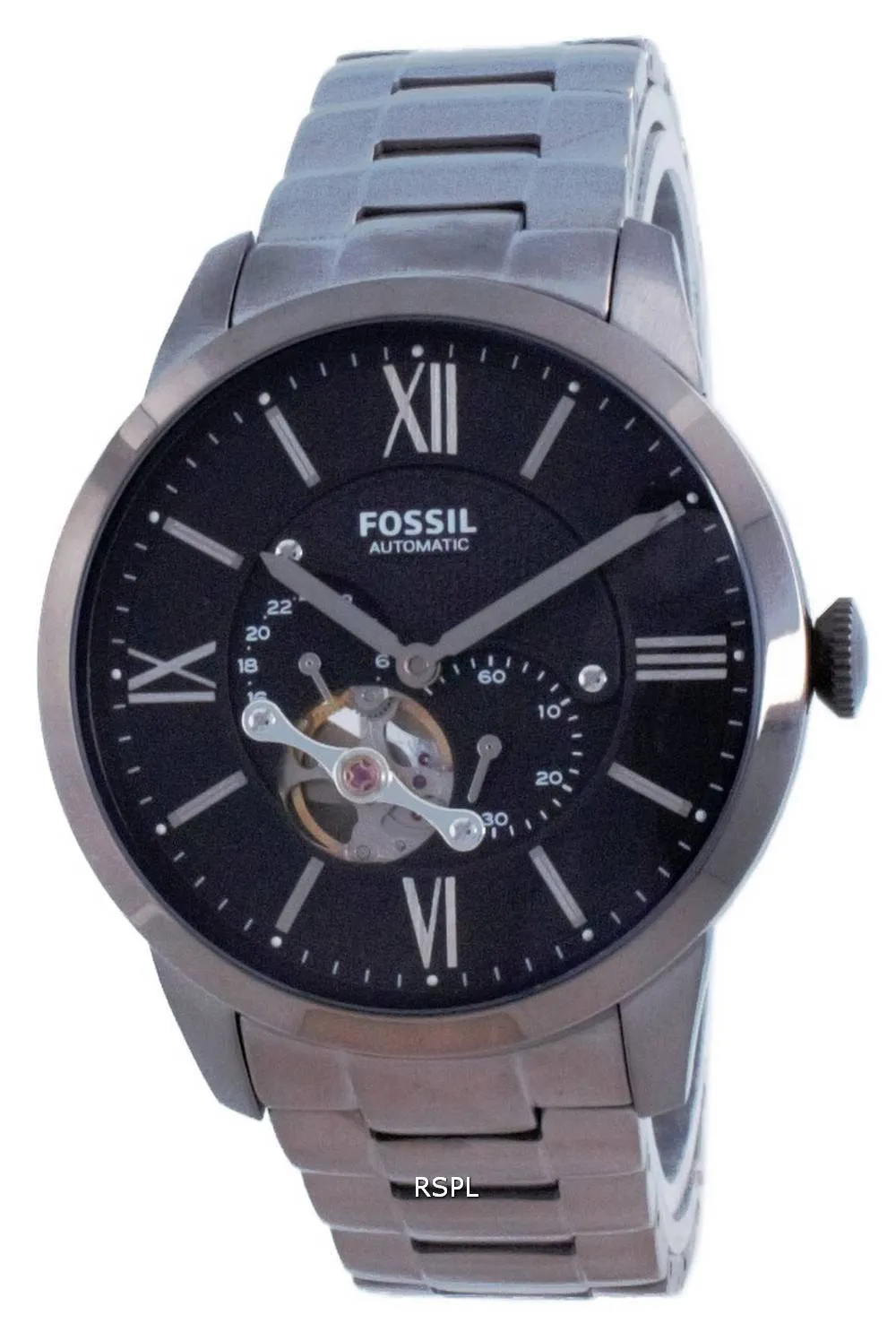 Montre Homme Fossil Townsman Open Heart Acier Inoxydable Automatique ME3172