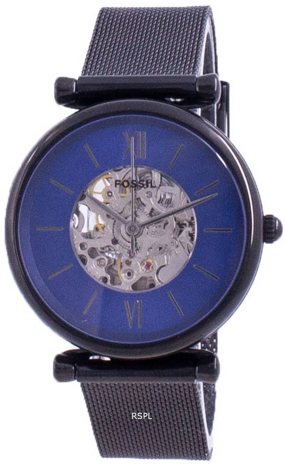 Fossil Carlie Automatic Skeleton Dial ME3177 Damenuhr