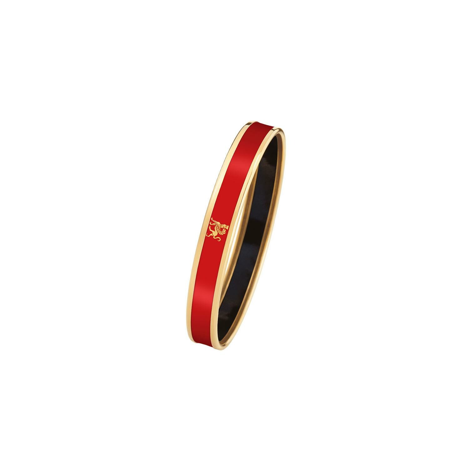 Achat Bracelet cerclé FREYWILLE Mademoiselle plaqué or jaune et émail rouge