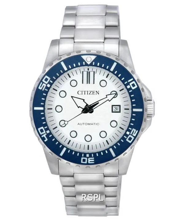 Montre pour homme Citizen Urban cadran blanc automatique NJ0171-81A 100M