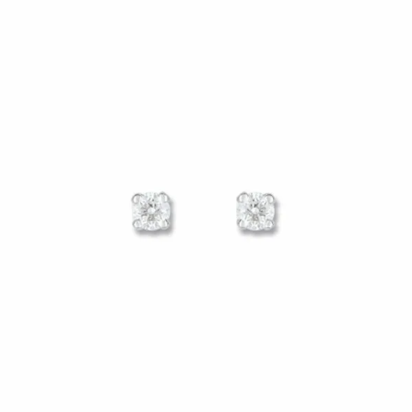 Achat Boucles d'oreilles en or blanc et diamants 0.20ct