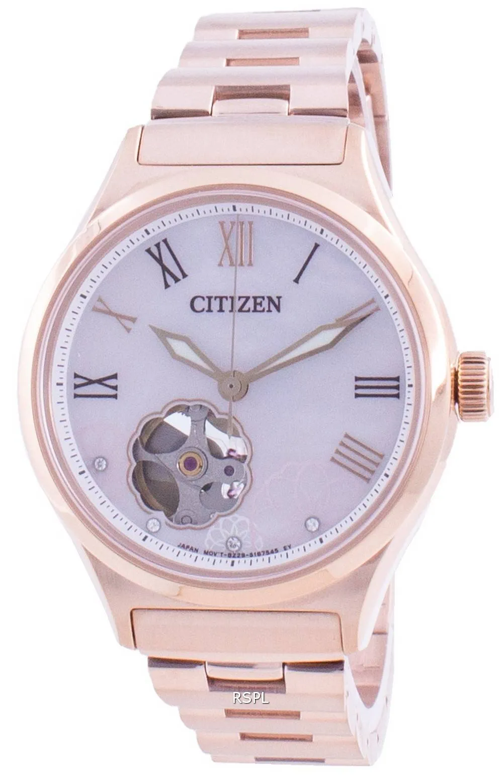 Montre Citizen Automatic Open Heart PC1007-81D 100M pour femme