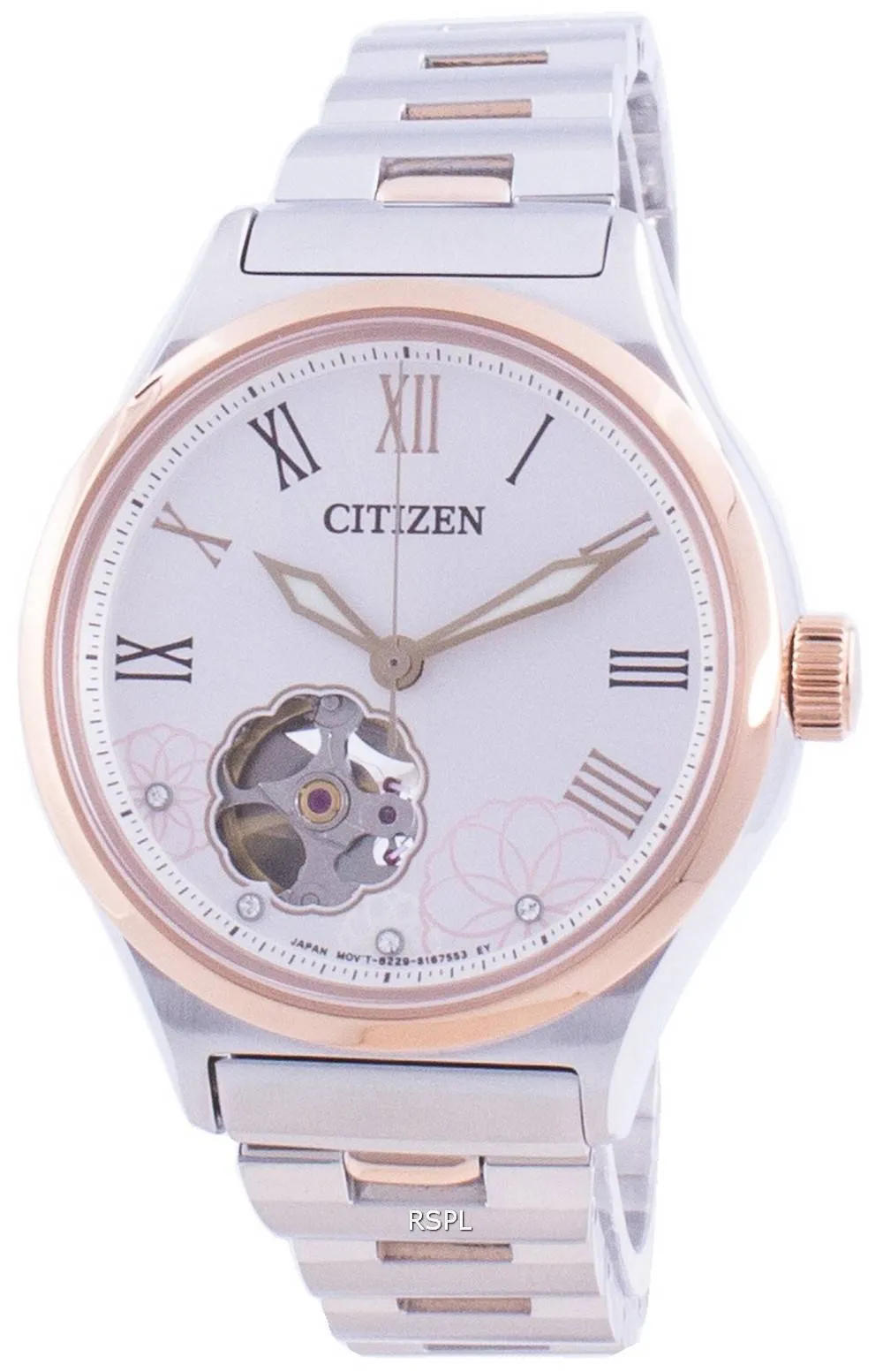 Montre Citizen Automatic Open Heart PC1008-89A 100M pour femme