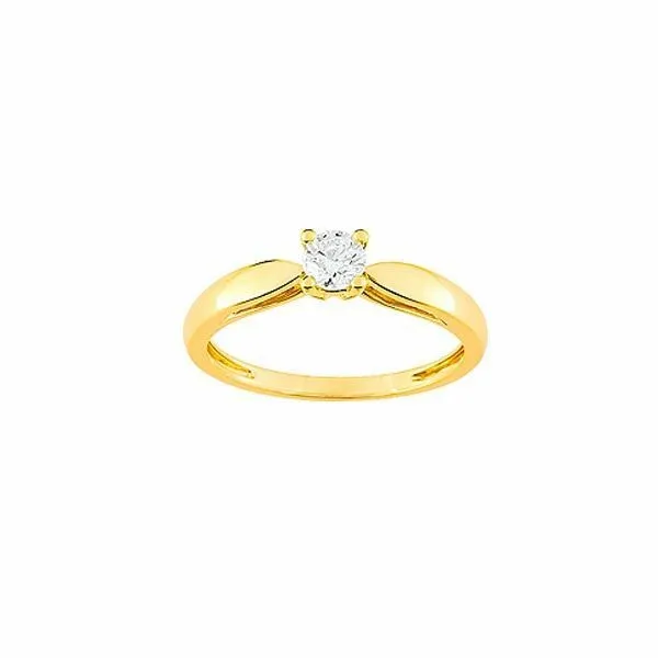 Achat Solitaire en or jaune et diamant