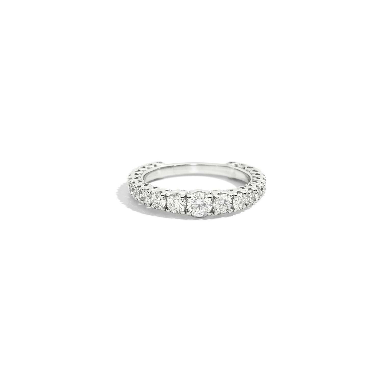 Achat Alliance Veretta chute Recarlo Anniversary en or blanc et diamants, taille 54