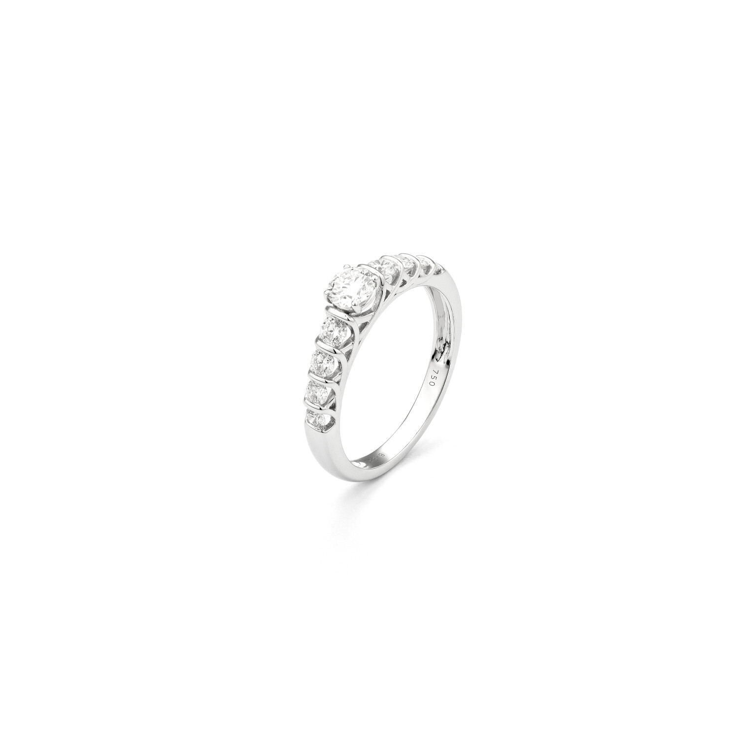 Achat Solitaire en or blanc et diamant de 0.43ct