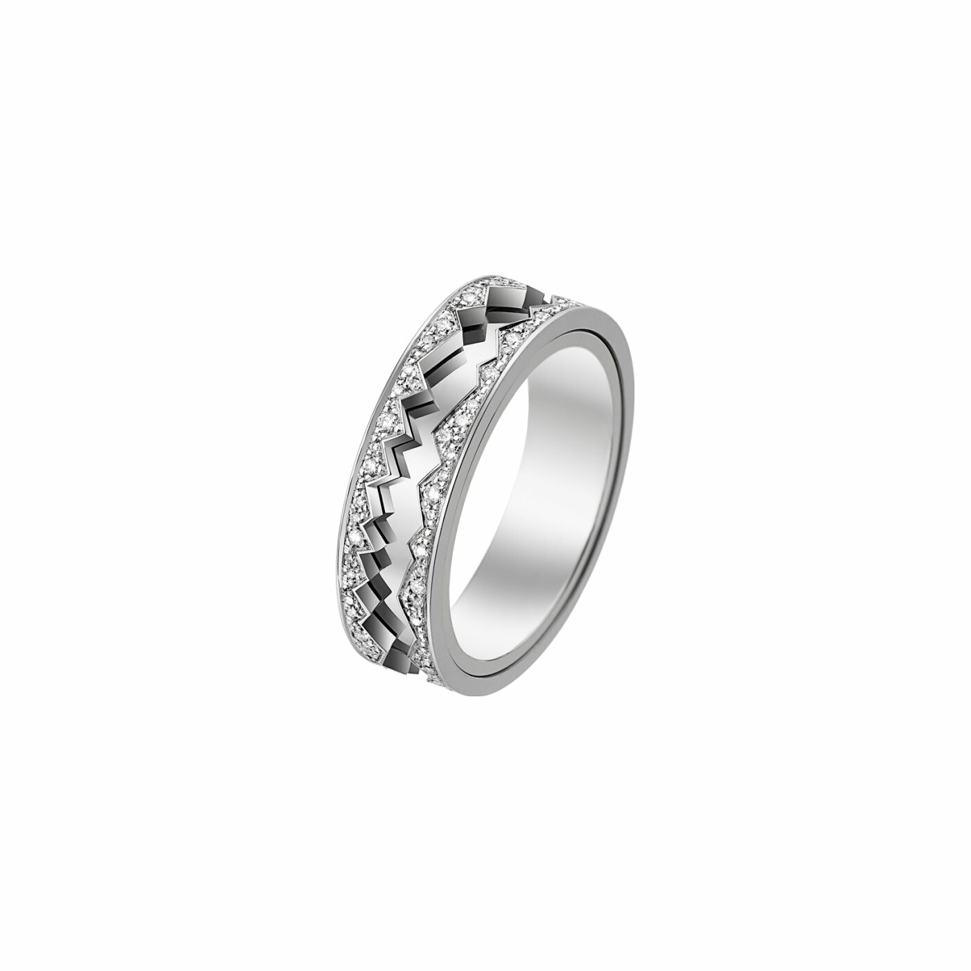 Achat Bague Akillis Capture In Motion centre en or blanc et diamants