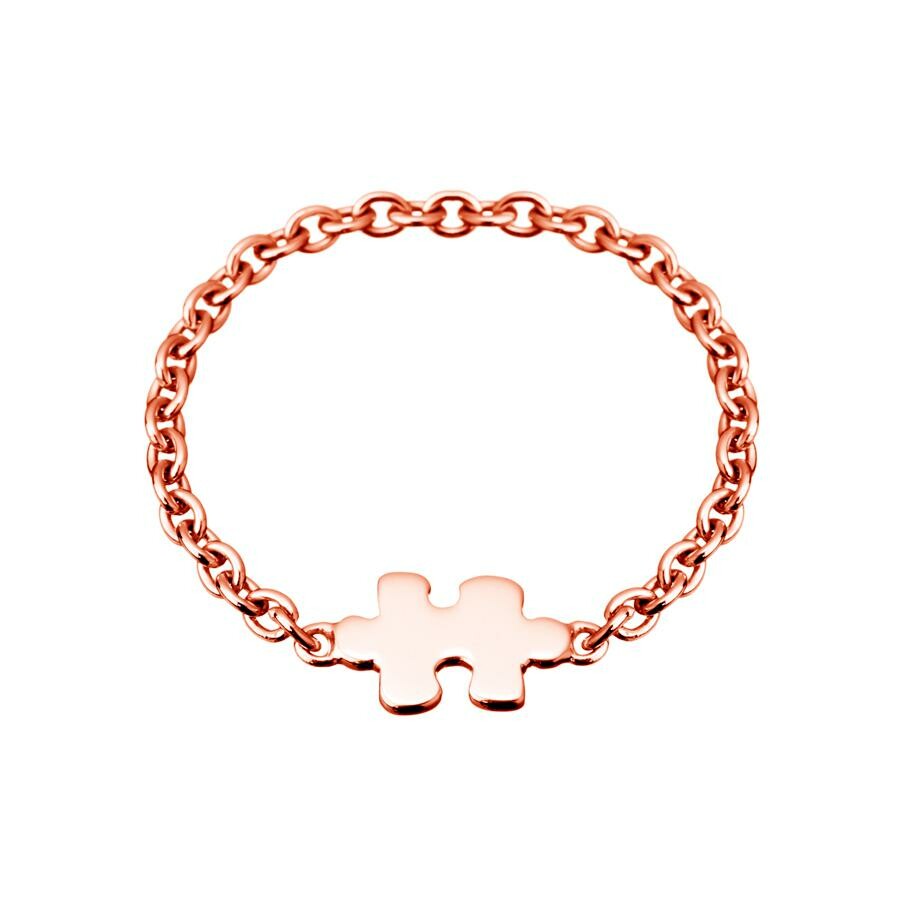 Achat Bague Akillis chainette Mini Puzzle en or rose