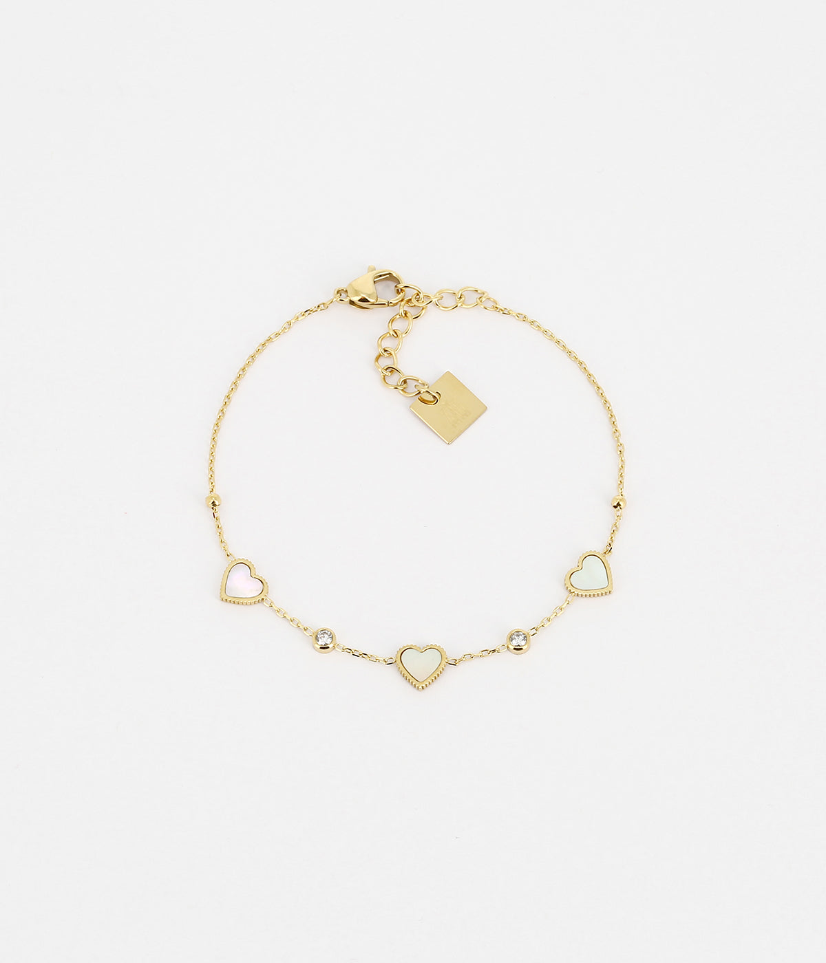 Eternity - Acier Doré - Bracelet Zag