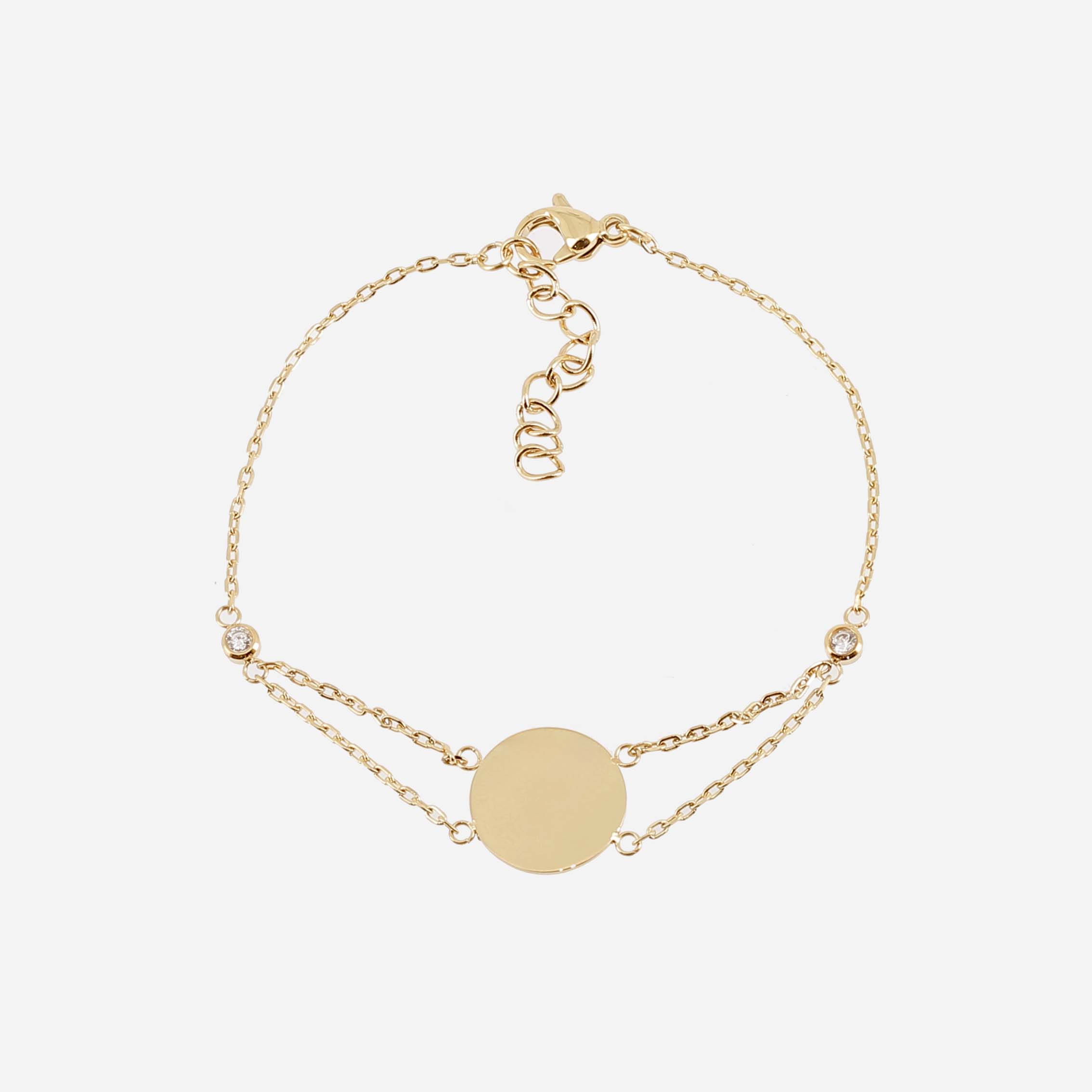 Lota - Acier Doré - Bracelet - Zag Bijoux