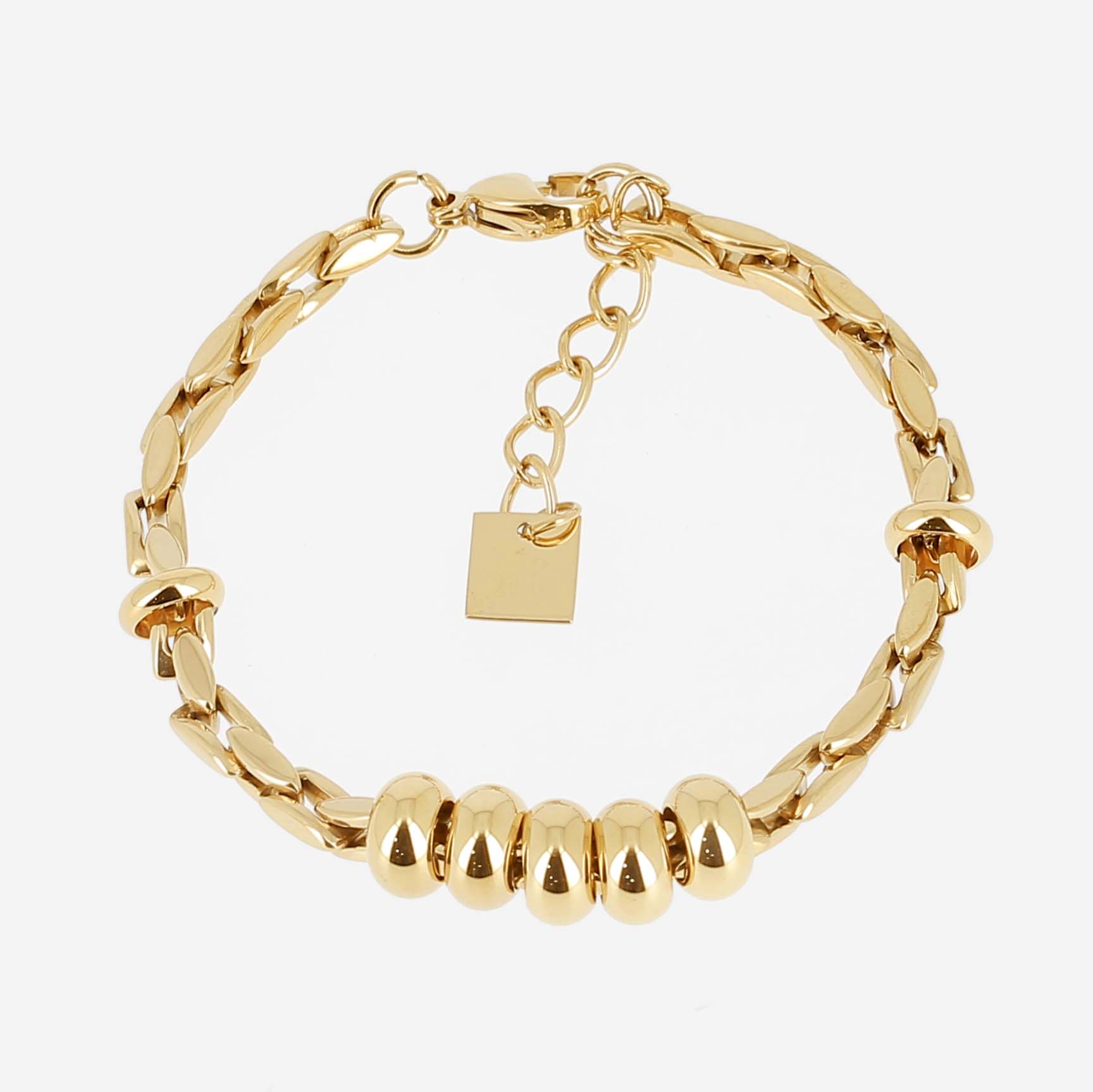 Simple - Acier Doré - Bracelet - Zag Bijoux