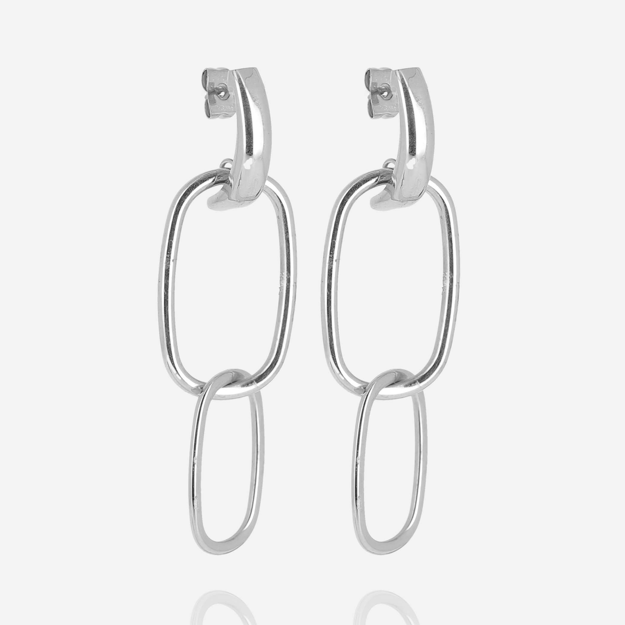 Miro - Acier - Boucles d'Oreilles - Zag Bijoux