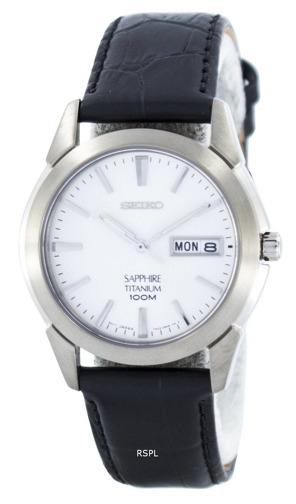 Seiko Titane Quartz Saphir SGG727P2 Montre Homme