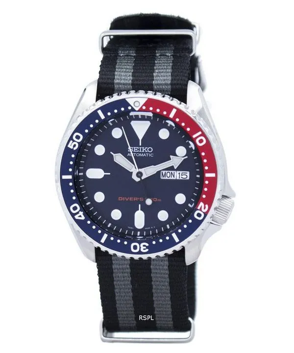 Montre 200M NATO bracelet SKX009K1-NATO1 masculine automatique Seiko Diver