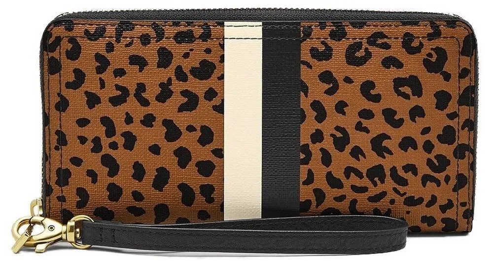 Pochette Fossil Logan RFID Zip Around SL6354989 pour femme
