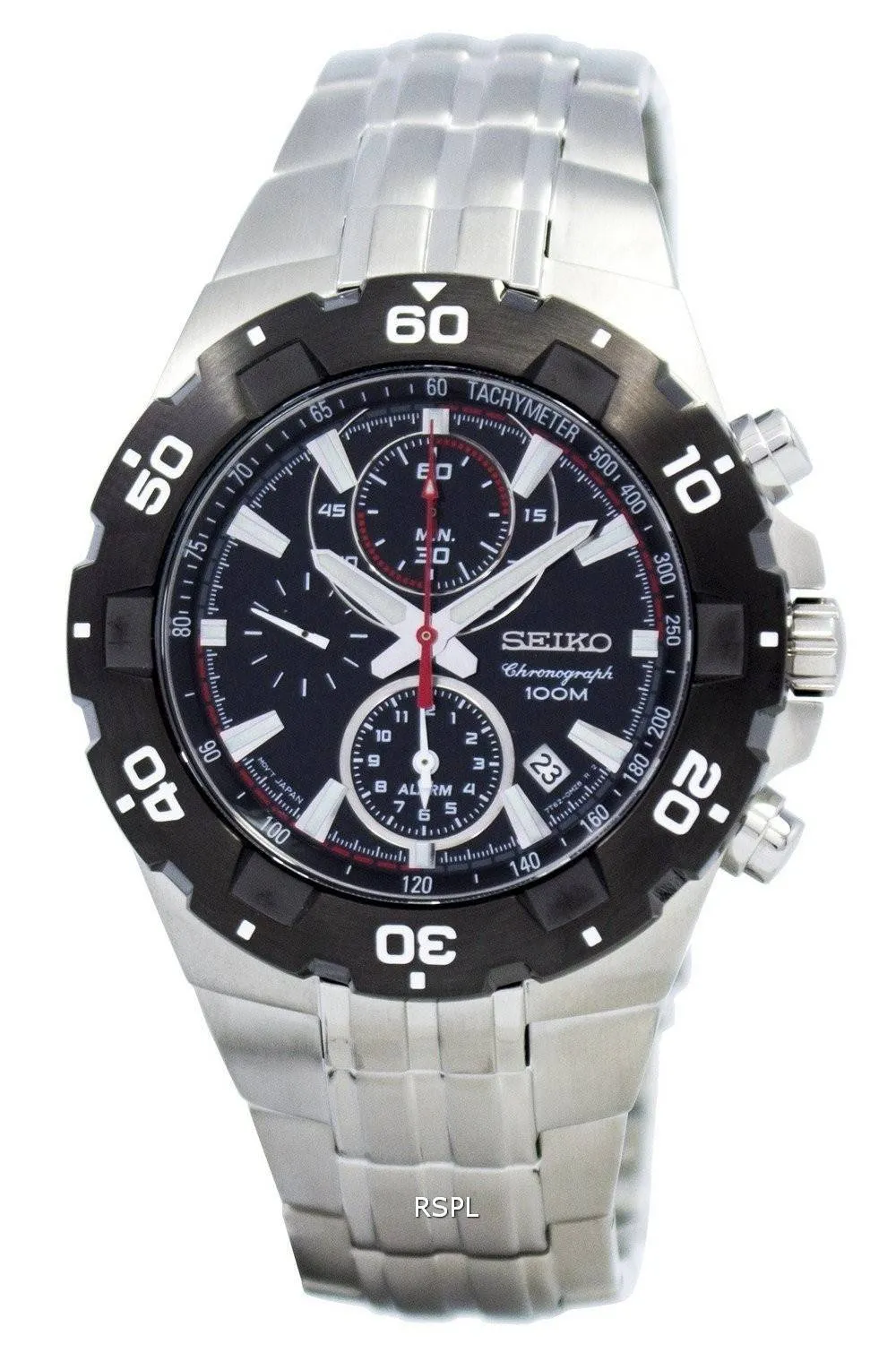 Alarme Seiko Chronograph SNAD35P1 SNAD35 SNAD35P montre homme