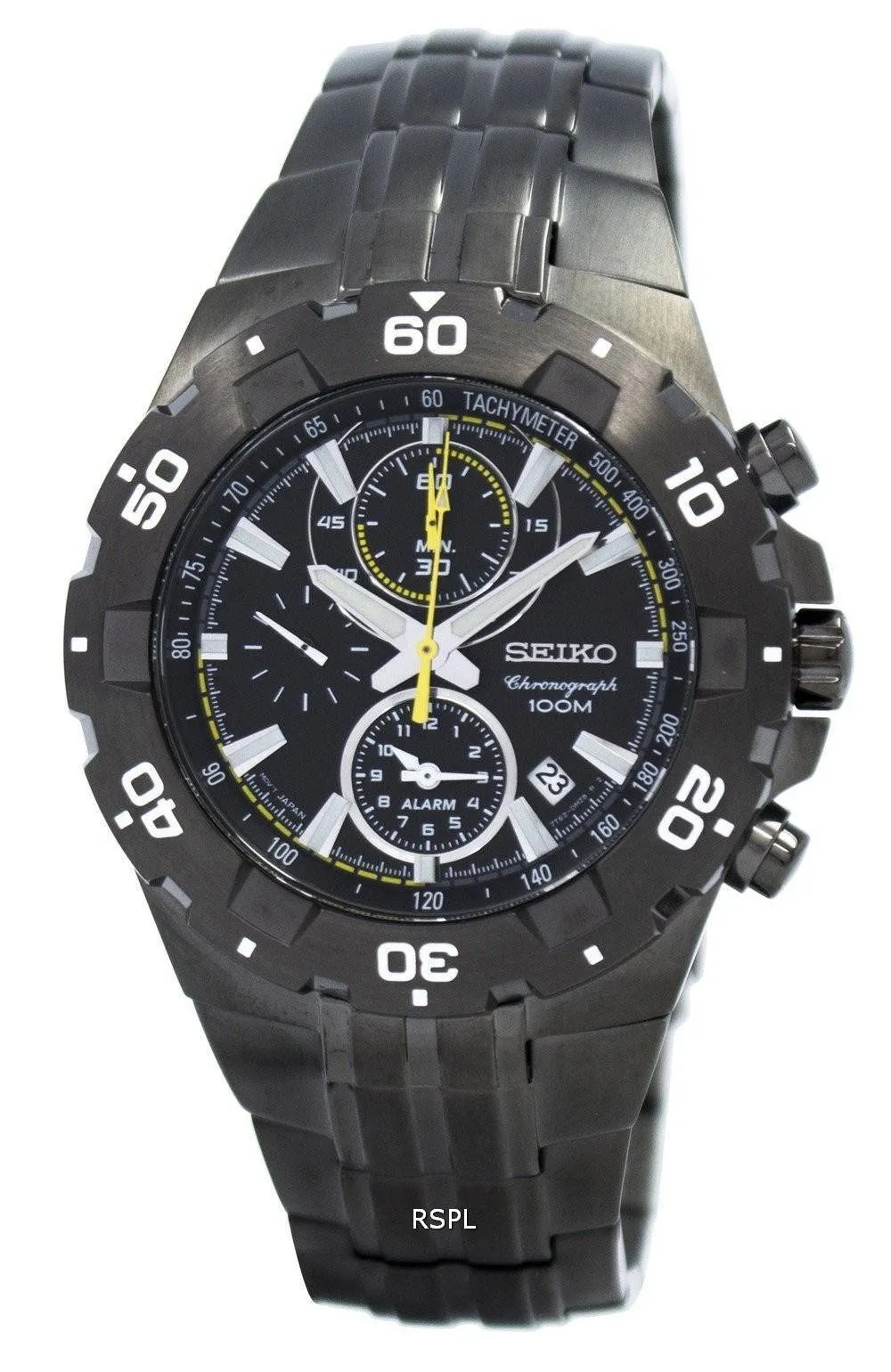 Alarme Seiko Chronograph SNAD37P1 SNAD37P SNAD37 hommes montre