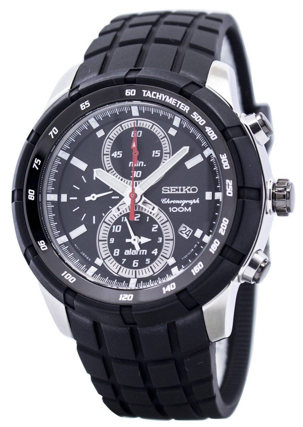 Alarme Seiko Chronograph SNAD95P1 SNAD95 SNAD95P hommes montre
