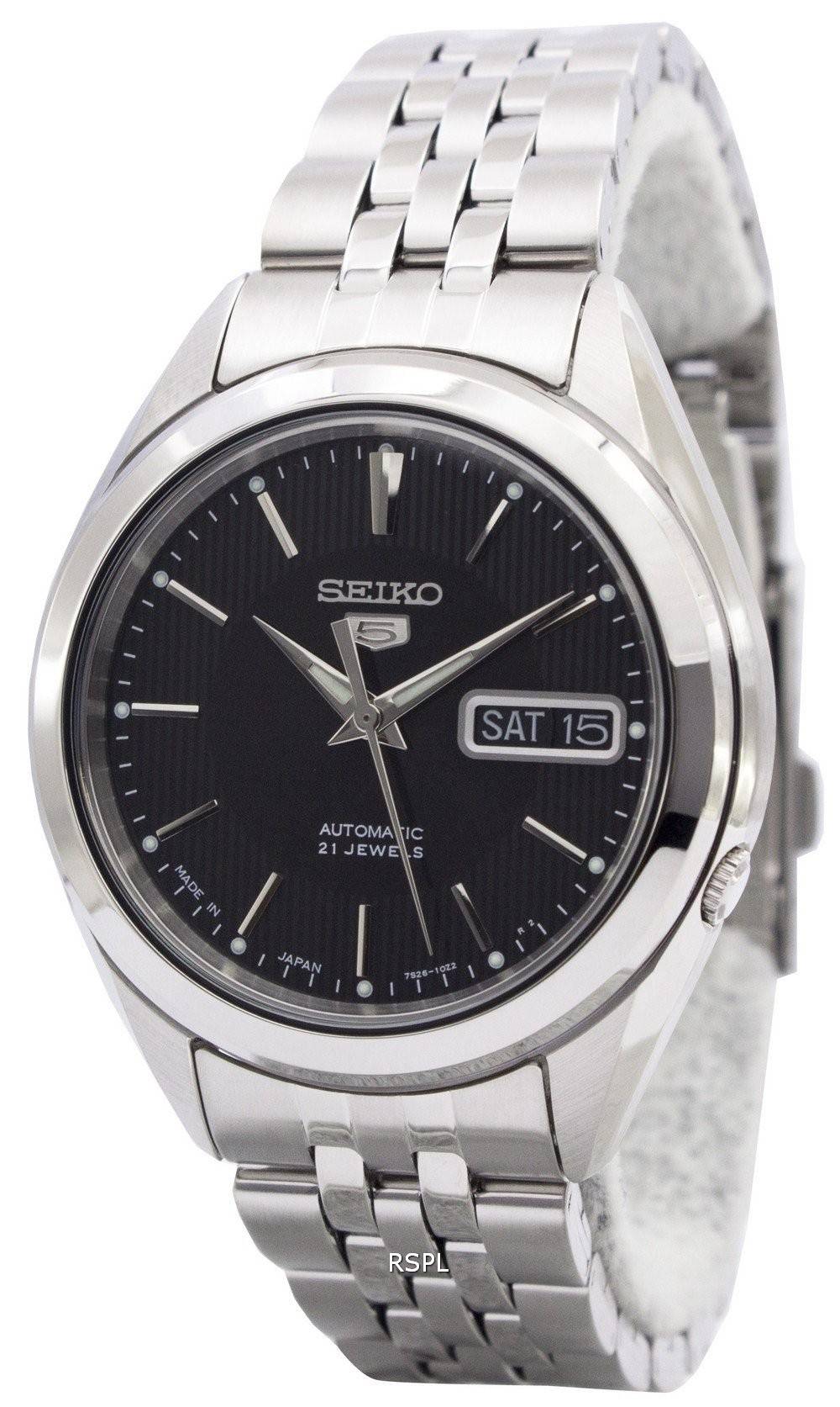 Montre Homme Seiko 5 Automatic au Japon Fabriqué au Japon avec SNKL23 SNKL23J1 SNKL23J