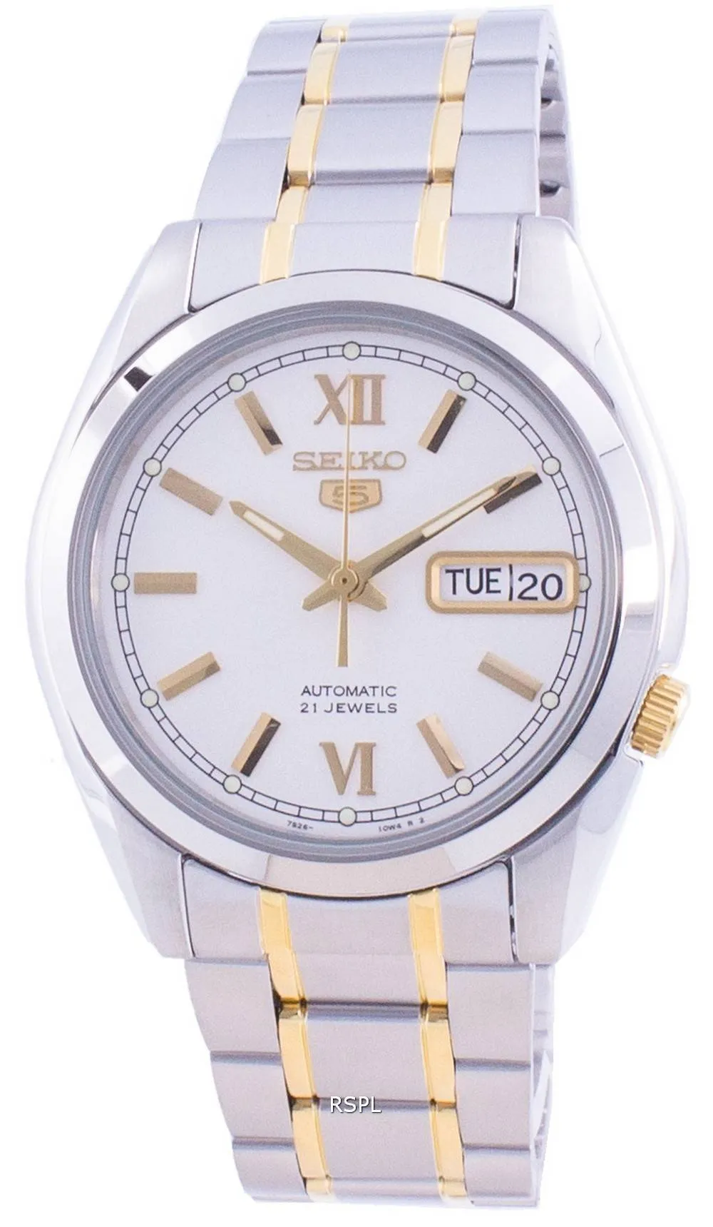 HORSMontre Homme Seiko 5 Automatique Cadran Blanc SNKL57 SNKL57K1 SNKL57K