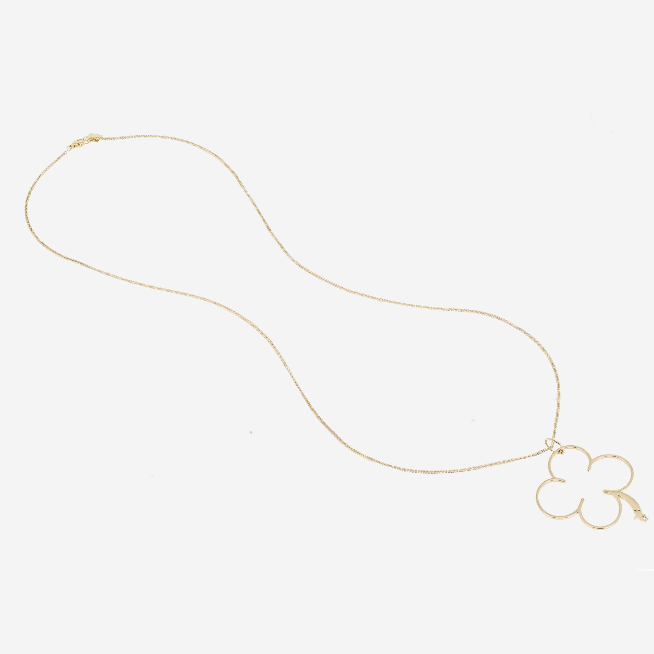 Egeo - Acier Doré - Collier Zag Bijoux