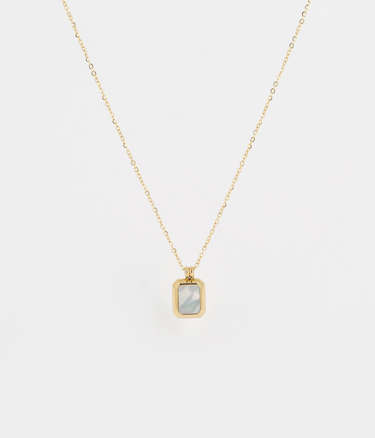 Ether - Acier Doré - Collier - Zag Bijoux