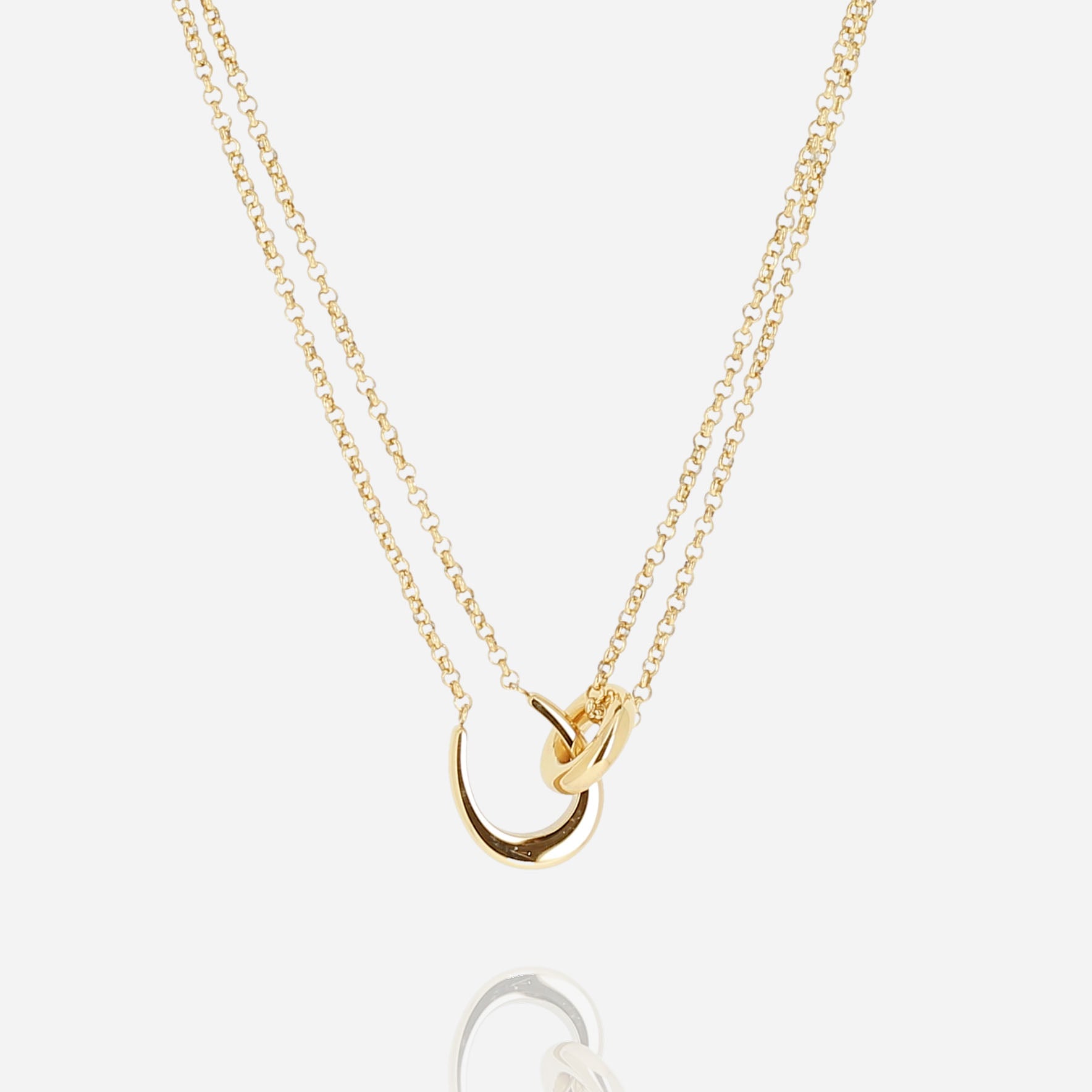 Felik - Acier Doré - Collier - Zag Bijoux