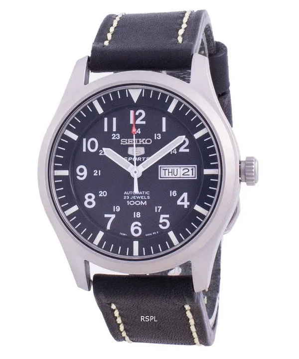 HORSMontre Homme Seiko 5 Sports Cadran Bleu Automatique SNZG11K1-var-LS16 100M