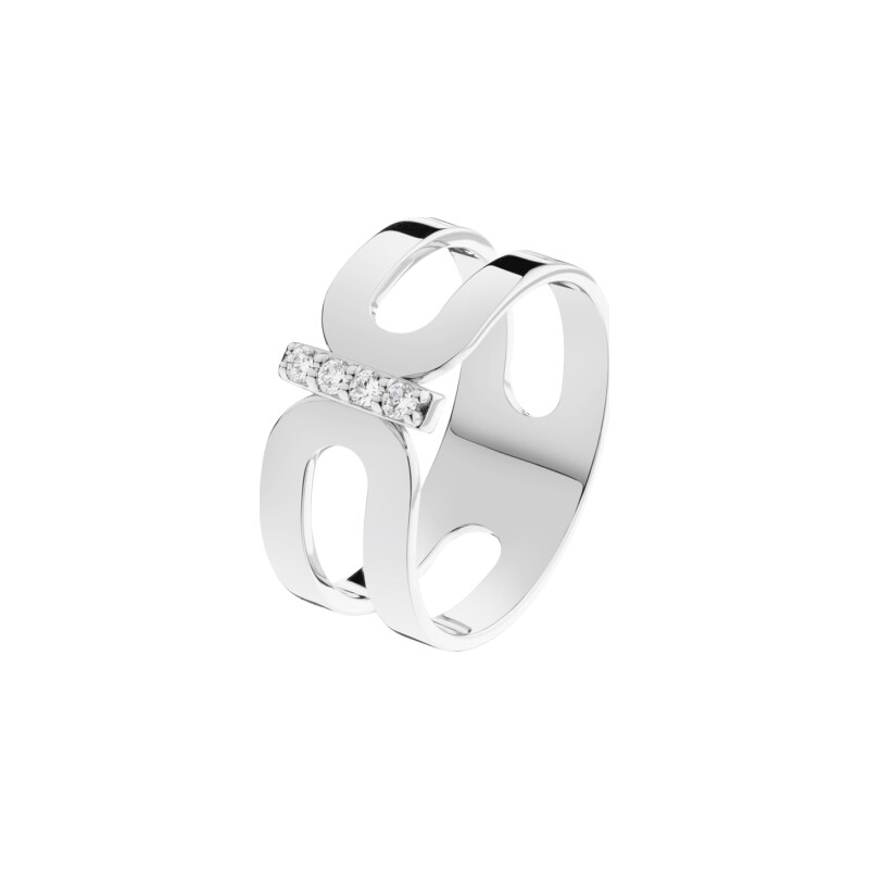 Achat Bague So Shocking Origine en or blanc et diamants 0.08ct