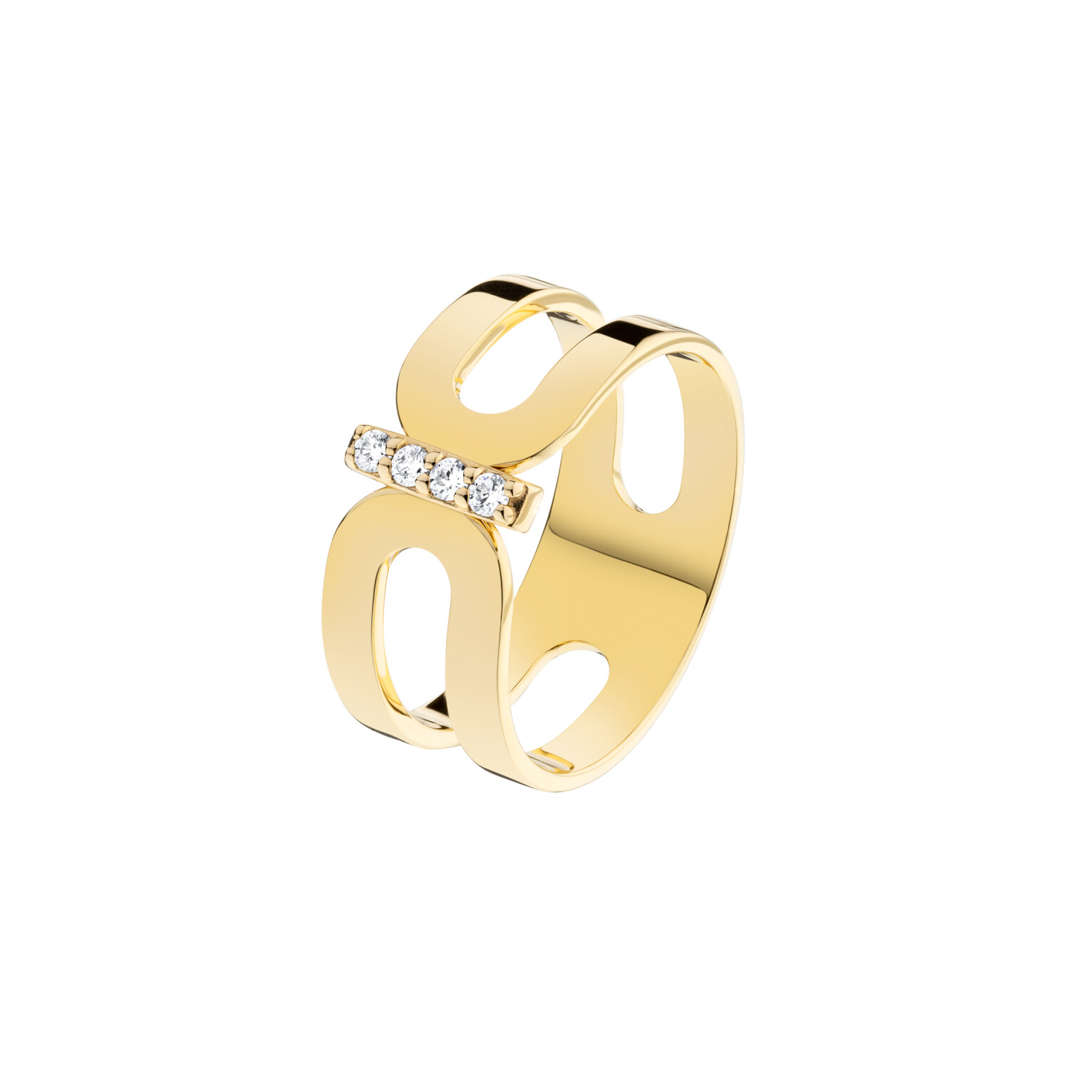 Achat Bague So Shocking Origine en or jaune et diamants de 0.076ct