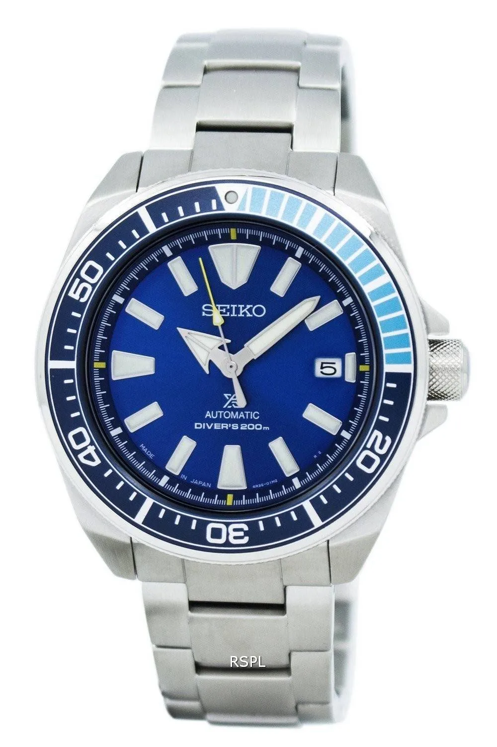 200M Japon Seiko Prospex « BLUE LAGOON » automatique Diver a SRPB09 SRPB09J1 SRPB09J montre homme