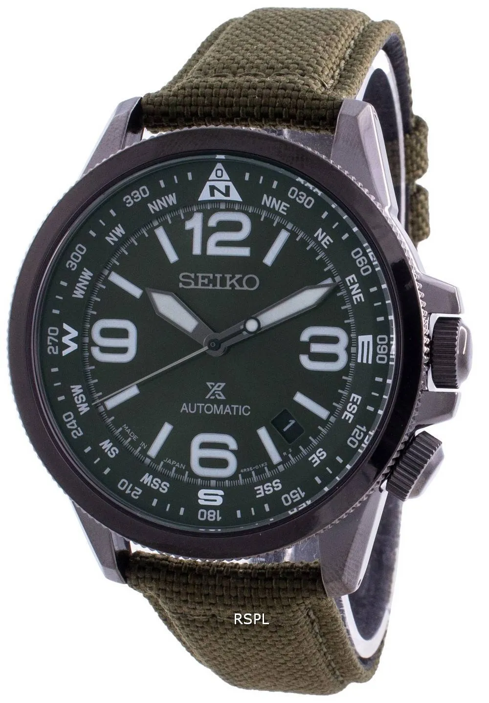 HORSMontre pour homme Seiko Prospex Automatic Field Compass SRPC33 SRPC33J1 SRPC33J 100M