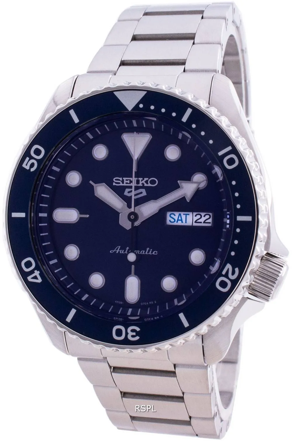 HORSMontre pour homme Seiko 5 Sports Style Automatic SRPD51K1 100M