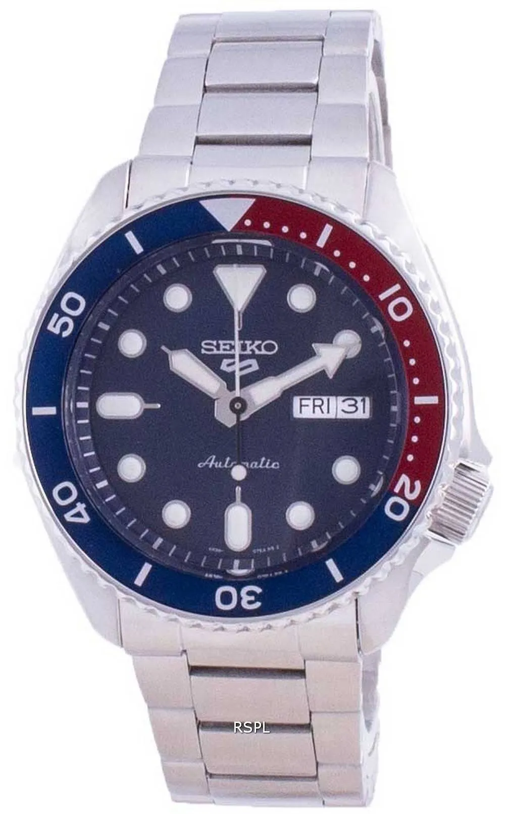 HORSMontre pour homme Seiko 5 Sports Style Automatic SRPD53 SRPD53K1 SRPD53K 100M