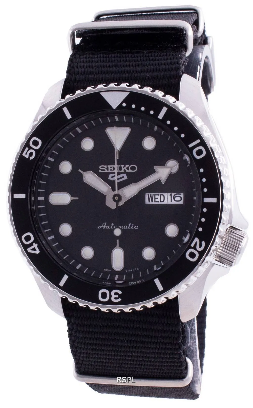 HORSMontre pour homme Seiko 5 Sports Style Automatic SRPD55K3 100M