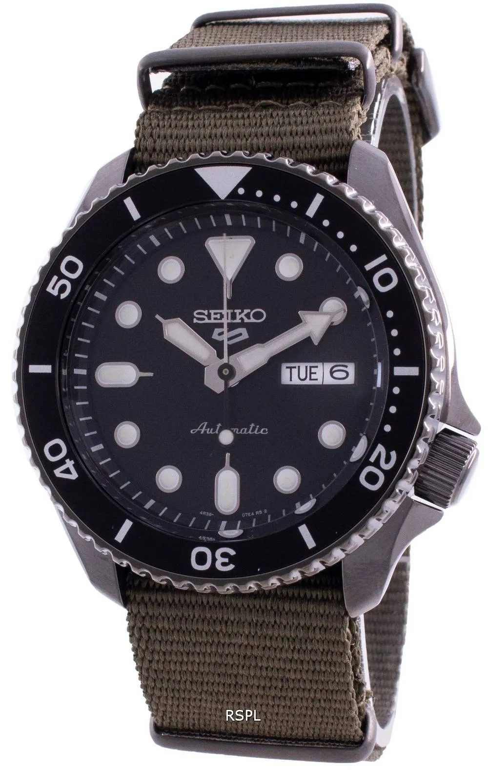 HORSMontre pour homme Seiko 5 Sports Style Automatic SRPD65K4 100M