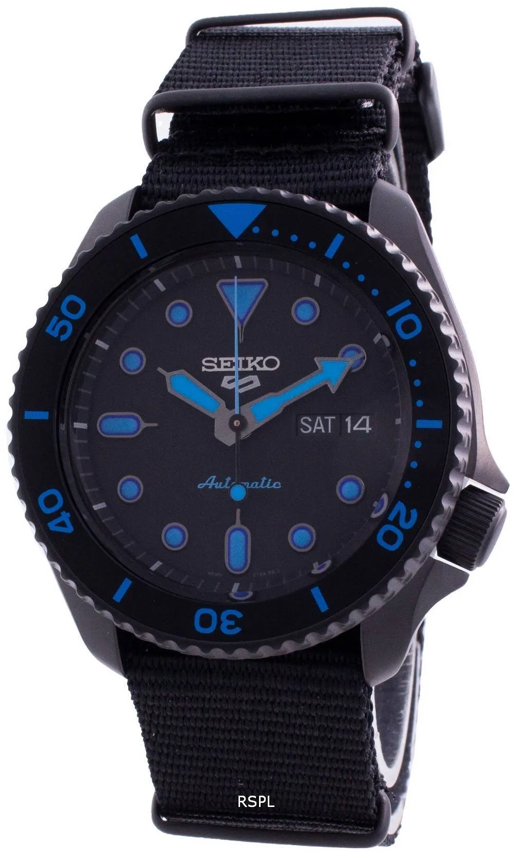 HORSMontre pour homme Seiko 5 Sports Street Style SRPD81 SRPD81K1 SRPD81K 100M