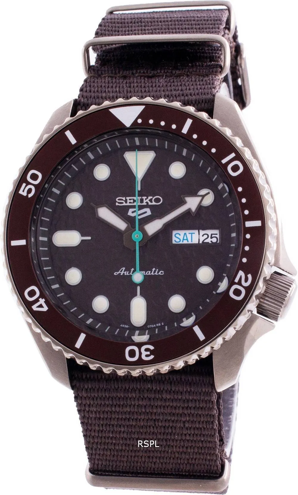 HORSMontre pour homme Seiko 5 Sports Sense Style SRPD85 SRPD85K1 SRPD85K 100M